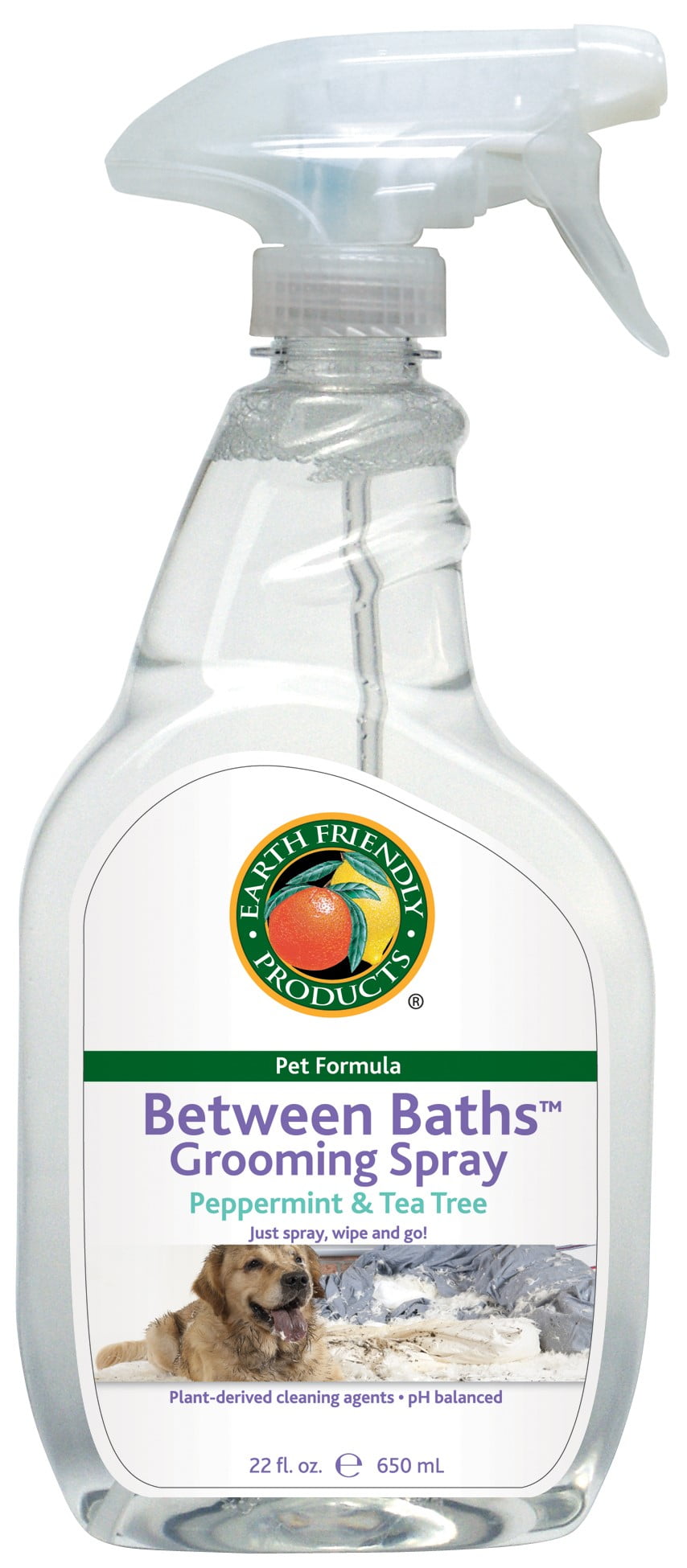 ECOS Between Baths Dog Grooming Spray, 22 Oz