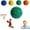 Green, variant on Silent Basketball Size 7, 2.0 Version Foam Quiet Basketball Indoor Training Ball, No Noise Ball for Various Indoor Activities