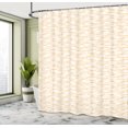 thumbnail image 5 of Ambesonne Modern Stripes Shower Curtain, Bolt Details Striped, 69"Wx75"L, Pale Orange and Multicolor, 5 of 5