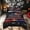 Black Red Blue, variant on Feelyou Monochrome Basketball Twin Comforter Sets for Boys, Athlete Silhouette Sport Bedding Set, Black Reversible, 2-Piece, 1 Comforter and 1 Pillowcase