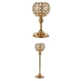 thumbnail image 1 of 2x Crystal Holder Candelabro Party Desktop Centerpiece Tealight Holder Candlestick Gabinete Adornos Velas Decoración Del Hogar 20cm 35cm, 1 of 5