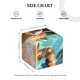 thumbnail image 4 of Balery Funny Swimming Chihuahua Porta Pañuelos de Cuero con Estampado – Funda Moderna Cuadrada para Caja de Pañuelos, Dispensador 5x5x5'', 4 of 7