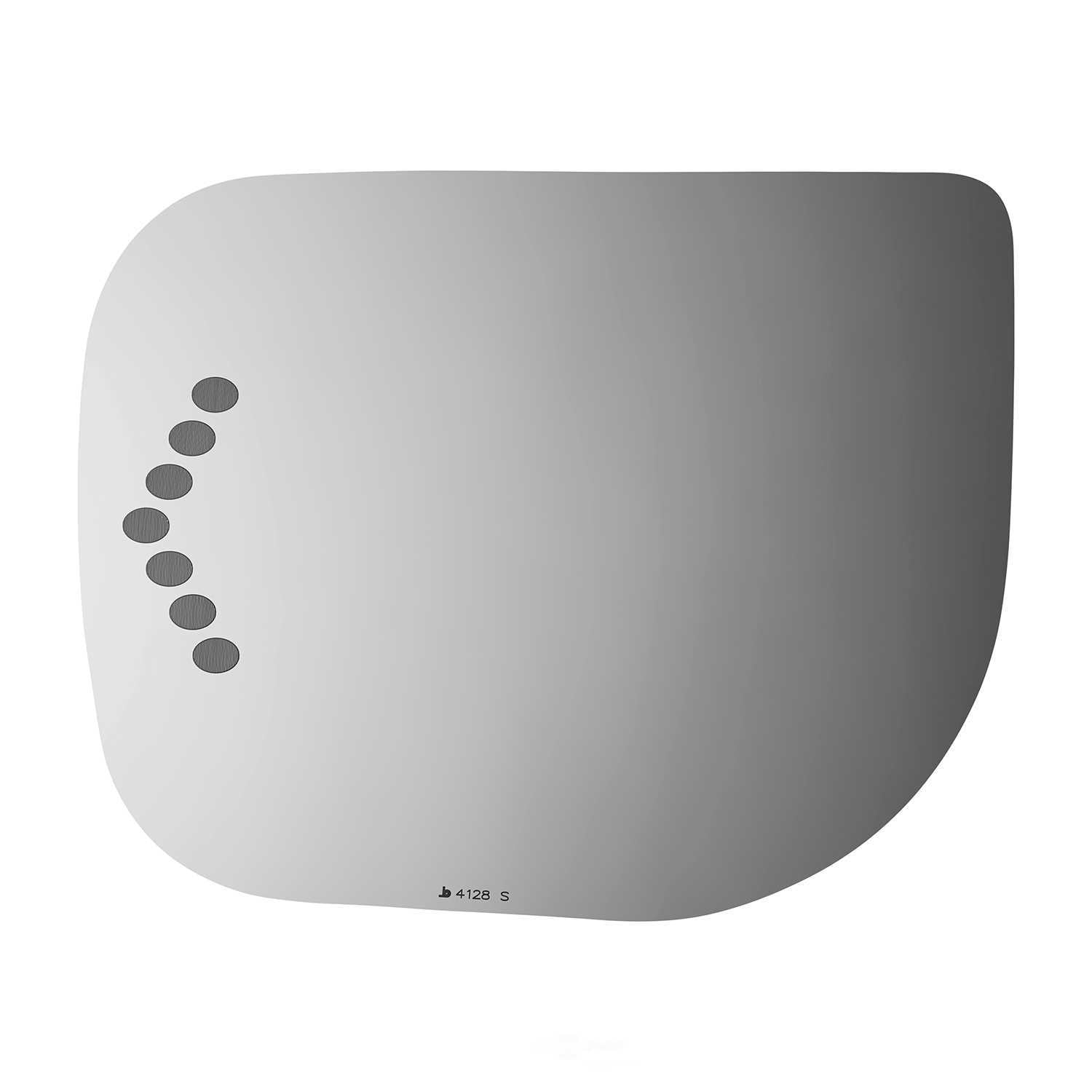 Burco Side View Mirror Replacement Glass - Clear Glass - 4128S