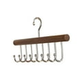 thumbnail image 3 of Percha para cinturón con 8 ganchos, soporte para bufandas, estable y giratorio de 360 ​​grados, para cinturones, bolsos, bufandas, camisetas y, 3 of 9