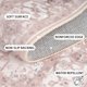 thumbnail image 2 of Area Rug Rose Home Fashion, lavable, 160 x 210 cm, poliéster rosa, 2 of 8