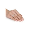 thumbnail image 2 of 1/3 Carat (Ctw G-H-I, I2-I3) Diamond Halo Link Ring in 10K Yellow Gold for Women, 2 of 6