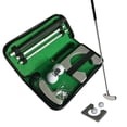 thumbnail image 2 of Yuarrent Putter Set Training Aid Putting Head Aluminum Long-lasting Case Storage Supplies Kit Rustproof Practice Rubber Golf Alloy Golf No.1, 2 of 6