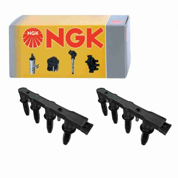 2 pc NGK 48731 Ignition Coils for 2505-482160 25186687 2IGC0196 36-8210 55561655 55584404 8415209 921-2132 96476983 D517C D520 E1120 GN10234 IC723 UF-620 UF620 Spark Plug Wire Boot