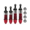 thumbnail image 3 of Hot Discounts, 4PCS Aluminum Front - Rear For 1:10 4x4 3 Colors Akmoler Bestselling | Aluminum, Red [New Arrival], 3 of 3