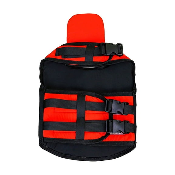 Yooshoverk Dog Life Jacket 1pc Polyester Pet Flotation Vest Reflective Strips Adjustable Straps Swimming Safety Handle Boating Gear