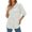 White, variant on Womens Athletic Tops Floral Embroidered Button Down Shirt Loose Fit Casual Summer Blouse Top for Women White M