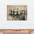thumbnail image 4 of Creative Products Vintage Boat Octopus Fight 18x24 Canvas Wall Art, 4 of 4