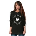 thumbnail image 3 of Pain No Gain Motivational Workout Women Plus Size Long Sleeve Graphic Tee Brisco Brands 2X, 3 of 5