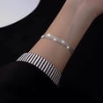 thumbnail image 4 of Pulsera de Plata Maciza 925 onlyliua para Mujeres y Hombres Eslabones de Malla 8,2 Pulgadas, 4 of 6