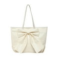 thumbnail image 2 of HOZVOMI Big Bow Women's Handbag - Large Capacity Shoulder Bag with Advanced Texture Retro Tote, Combining Practicality and Fashion, 2 of 9