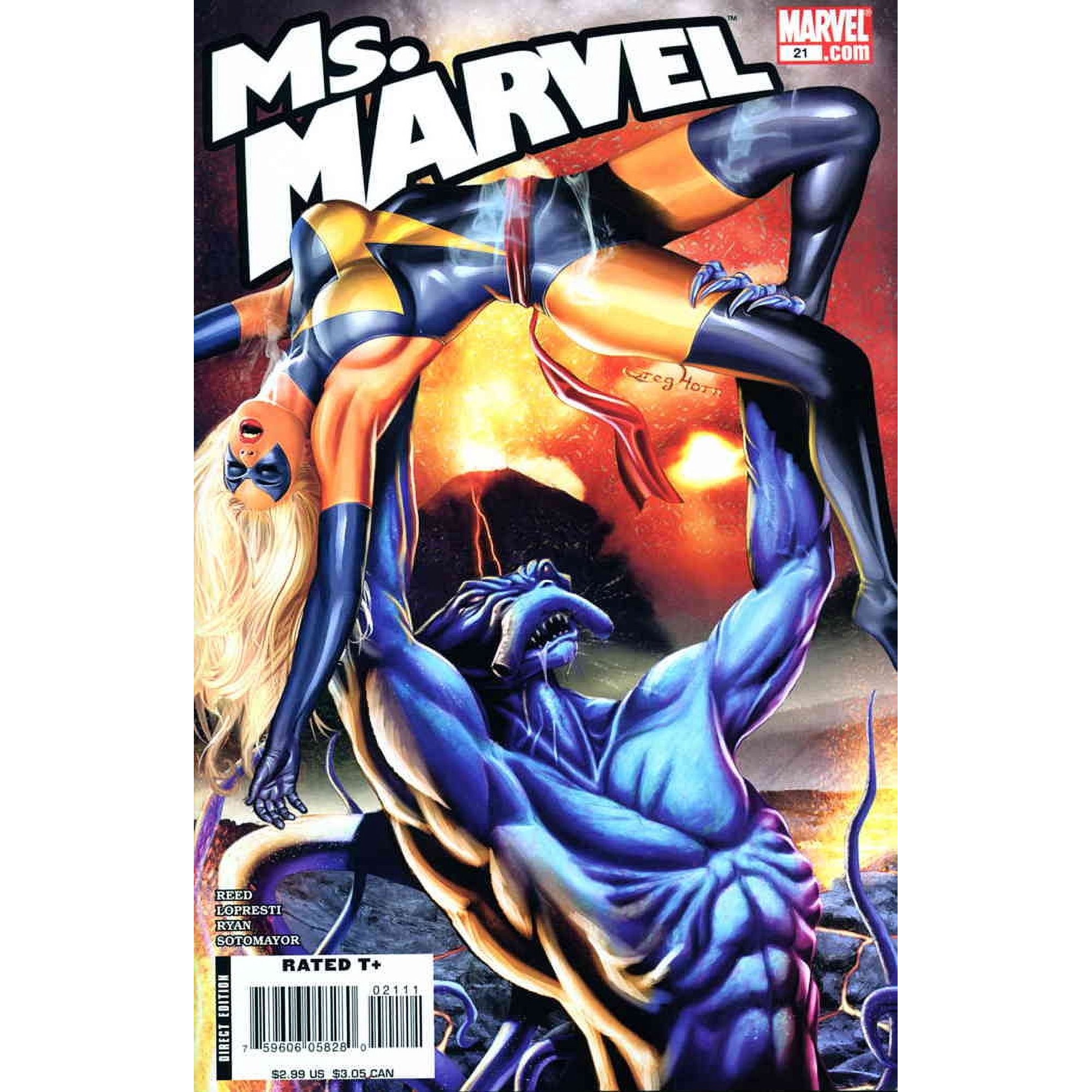 Ms. Marvel (2nd Series) #21 VF ; Marvel Comic Book