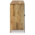 thumbnail image 6 of Signature Design by Ashley Camney Brown & Beige Accent Cabinet, 6 of 11