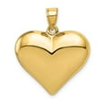 thumbnail image 1 of 14K Yellow Gold Puffed Heart Pendant, 1 of 2