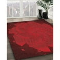 thumbnail image 2 of Ahgly Company Indoor Round Patterned Crimson Red Area Rugs, 8' Round, 2 of 6