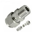 thumbnail image 3 of Male straight pipe thread,Tube fitting stainless steel 304,Double ferrule compression fittings,Double ferrule tube fitting ZG PT, 3 of 4