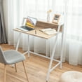thumbnail image 4 of Goplus 2 Tier Computer Desk PC Laptop Table Study Writing Home Office Natural, 4 of 10
