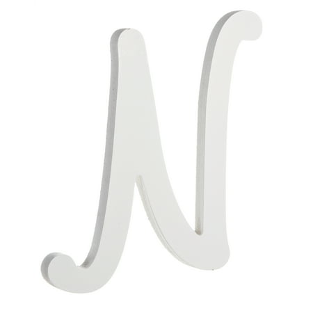 9 Inch White Wood Letter N Brush Font Com 9 Inch White Wood Letter N Brush Font