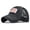 Black, variant on American Flag Trucker Hat Cap Mesh Back with Adjustable Snapback Strap 4th of July Usa Trucker Cap 4th of July Accessories Black One Size
