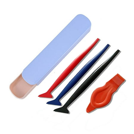 

YEUHTLL Car Stickers Hardness Wrap Vinyl Tools Micro Squeegee Scraper Car Micro Gasket Squeegee Car Film Wrapping Scraper