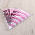 thumbnail image 4 of 6 Pcs Tissue Paper Fan Paper Flowers for Birthday Party Wedding Decoration (Red), 4 of 6