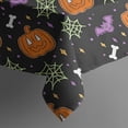 thumbnail image 5 of Happy Halloween Square Table Cloth Waterproof Spillproof Tablecolths Evil Pumpkin Ghost Table Cover for Dining Kitchen Restaurant Birthday (52x52 Inch), 5 of 6