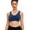 Color Blue, variant on SAYFUT Women's Front Closure Sport Bra Removable Pads Wirefree Racerback Workout Yoga Bras