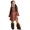#10 Brown, variant on Kogui Funny Printed Casual Sundress Soft Comfortable Halloween Themed Daily & Party Skirt (Brown, 11-12 Years)