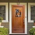 thumbnail image 4 of RKSTN House number wreath Flower Wreath Layout Props Front Door Decoration Car Wreath Door Hanging Wreath, 4 of 5