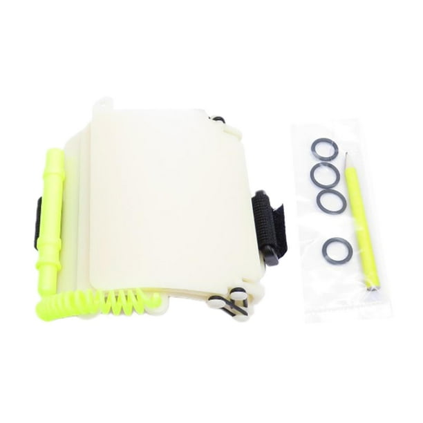 Cuaderno de buceo a prueba de agua con reutilizables debajo en Carpeta de libro de registro Hoja de escritura Cu