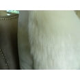 thumbnail image 3 of Thomas Collection White Ivory Mink Faux Fur Throw Pillow - 17414, 3 of 5