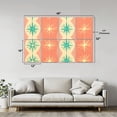 thumbnail image 2 of 8 Pack Art Acoustic Panels Sound Absorbing 50s Mid Century Modern Decorative Soundproof Wall Panels Self Adhesive for Nursery Game Room Bedroom 48"x32", 2 of 7