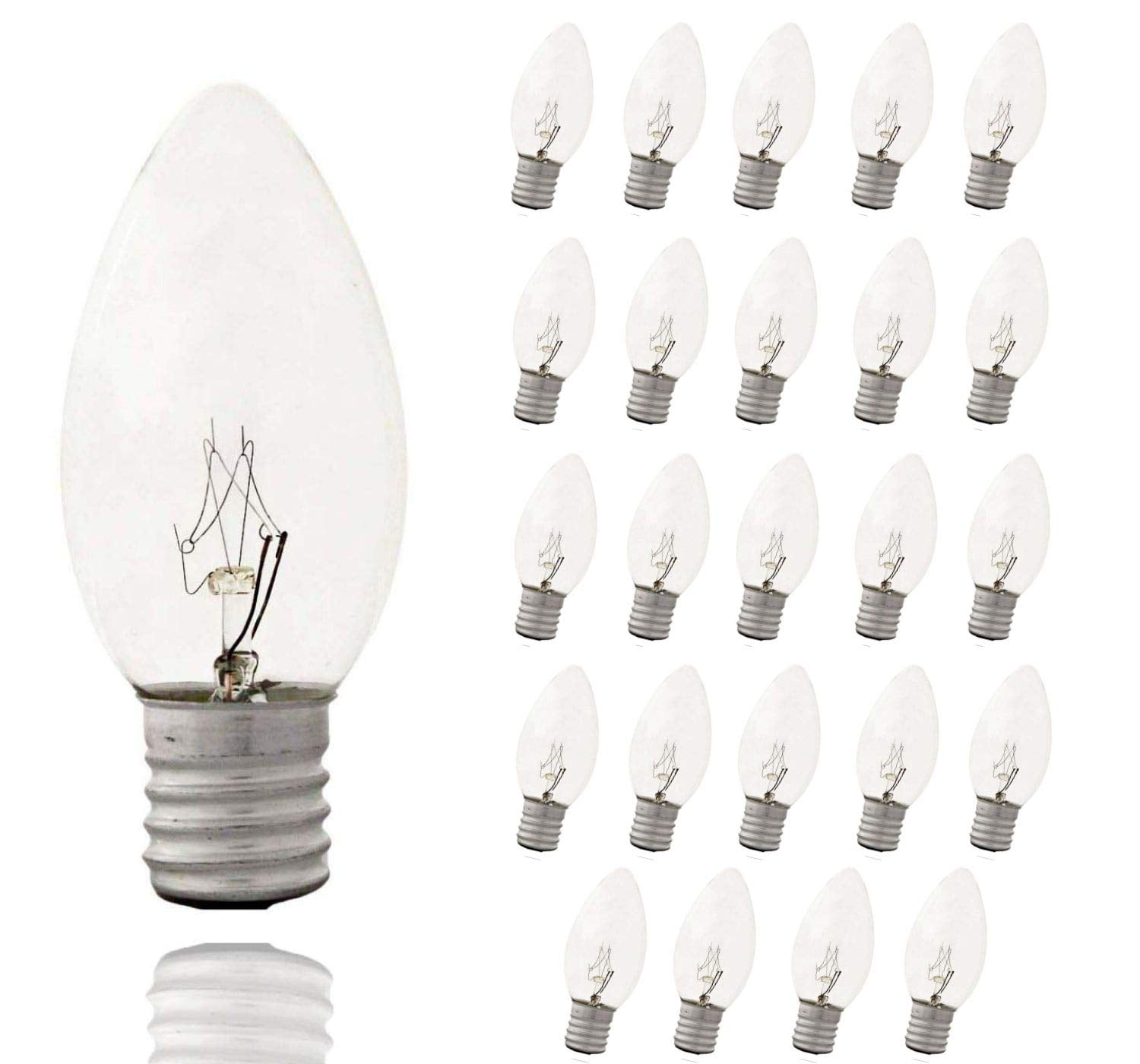 Lot of 12 Pieces Pre-Printed CFL Light Bulb Shaped Sensor Night Lights 