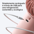 thumbnail image 2 of Ventilador Portátil Jisulife, Led, 5 Velocidades, Plegable P Xtellar blanco, 2 of 3