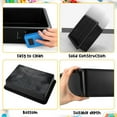 thumbnail image 3 of 10 Pcs Flat Storage Organizer Tray Bin Letter Size Paper Tray for Classroom Plastic Stackable File Organizer for School Office Teacher Book Organization（ Black, 13.78 x 9.84 x 3.15 Inch）, 3 of 13