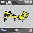 thumbnail image 2 of Kalair GFX Graphics Kit for Yamaha ATV YFZ 450R (2014-2023) Splash Series, 2 of 5