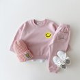 Korea Baby Boy Clothes Set Toddler Clothes Cute Print Mock 2pcs
