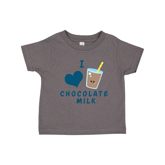 Inktastic I Love Chocolate Milk Boys or Girls Toddler T-Shirt