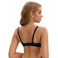 thumbnail image 2 of Unique Bargains Full Coverage Lace Bra 2 Pcs B 42 Black, 2 of 6