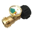 thumbnail image 3 of Irfora Reemplazo del medidor de presión del adaptador de latón del tanque de propano para parrilla de gas LP Irfora Medidor de tanque de propano, 3 of 7