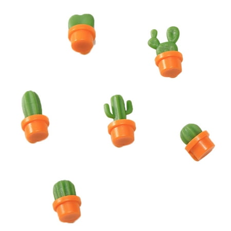 

Christmas Clearance! SuoKom 6Pcs Cute Succulent Plant Magnet Button Cactus Refrigerator Message Sticker Magn