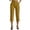 Yellow, variant on Qgtaibl Women's Cropped Dress Pants High Waisted Pleated Straight Leg Pants Solid Color Business Suit Trousers with Pockets Summer Capris White XXXL