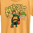 thumbnail image 3 of Teenage Mutant Ninja Turtles: Mutant Mayhem - Michelangelo AKA Mikey - Pizza Rules - Women's Short Sleeve Graphic T-Shirt, 3 of 6