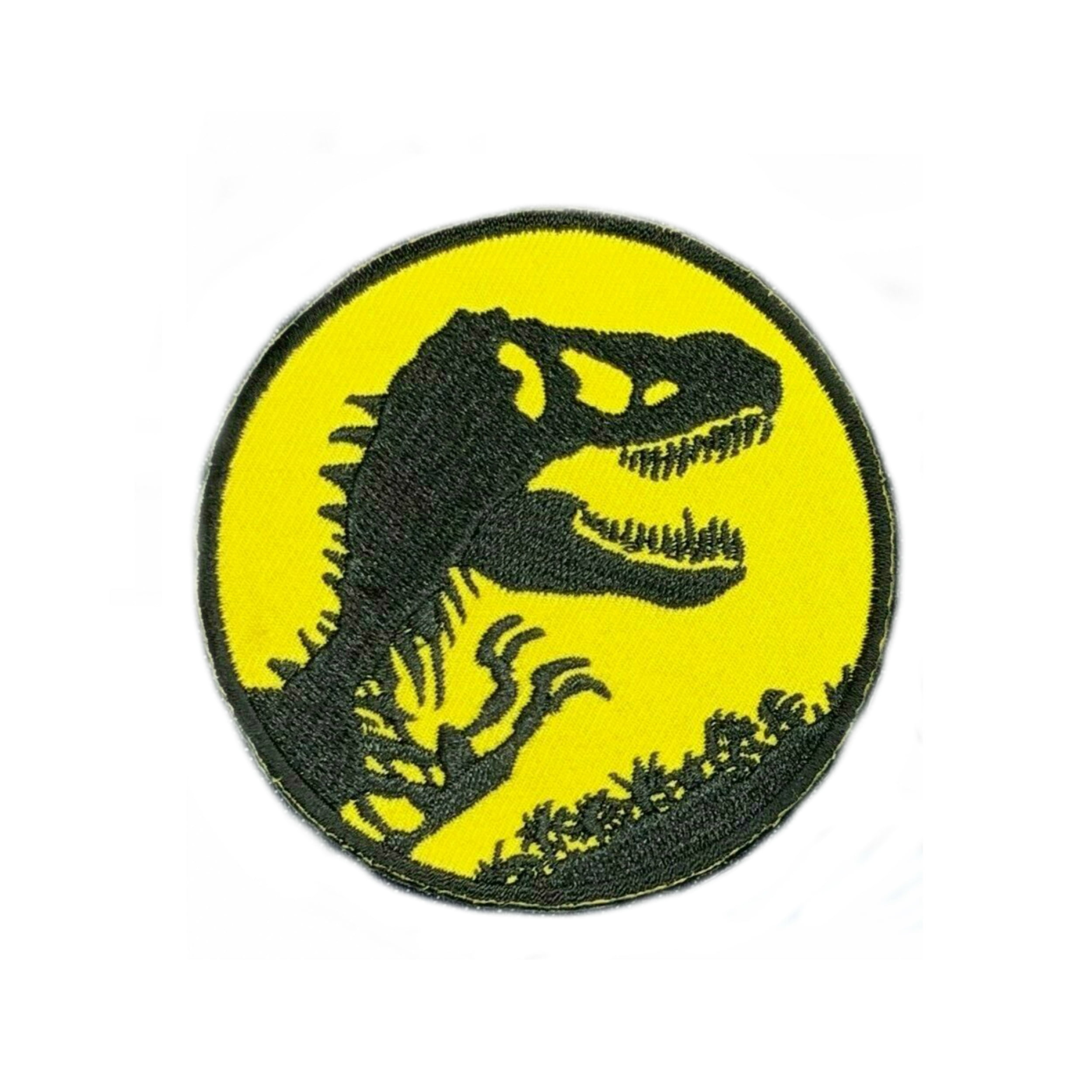 Jurassic Park Movie T-Rex Dinosaur Iron on Sew-on Embroidered Decorative Patch