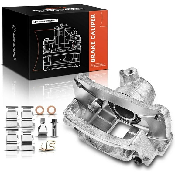 A-Premium Disc Brake Caliper Assembly with Bracket Compatible with Select Lexus and Toyota Models - 4Runner 2010-2020, Sequoia 2001-2007, GX460 2010-2020, GX470 2003-2009 - Rear Left Driver Side