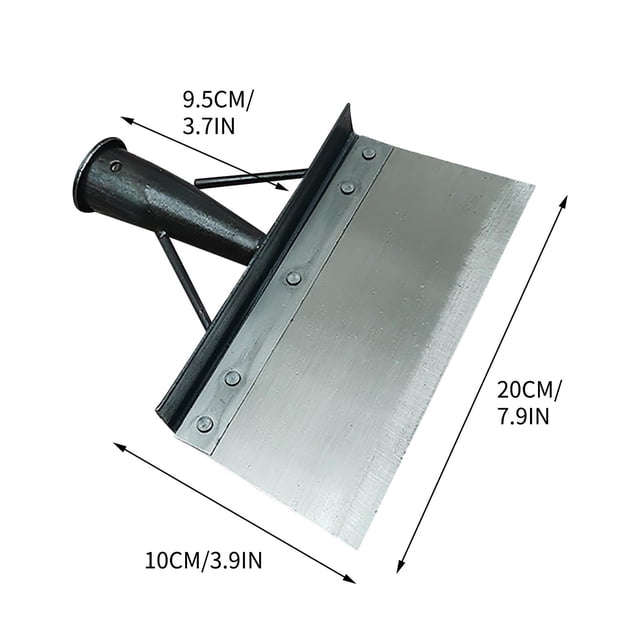 Meitianfacai Outdoor Garden Cleaning Shovel Multi-Functional Steel Flat Shovel Ice Shovel Weeding Planting Farm Weeding Tool